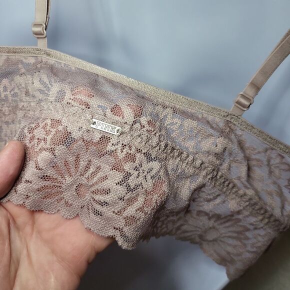 Nwot PINK Victoria's secret size large bralette, wear it 2 ways!!!, - Picture 3 of 6